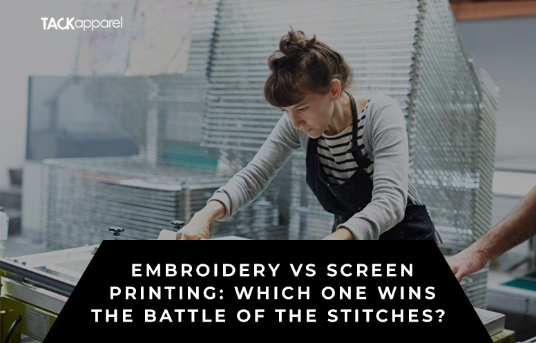 embroidery vs Screen print