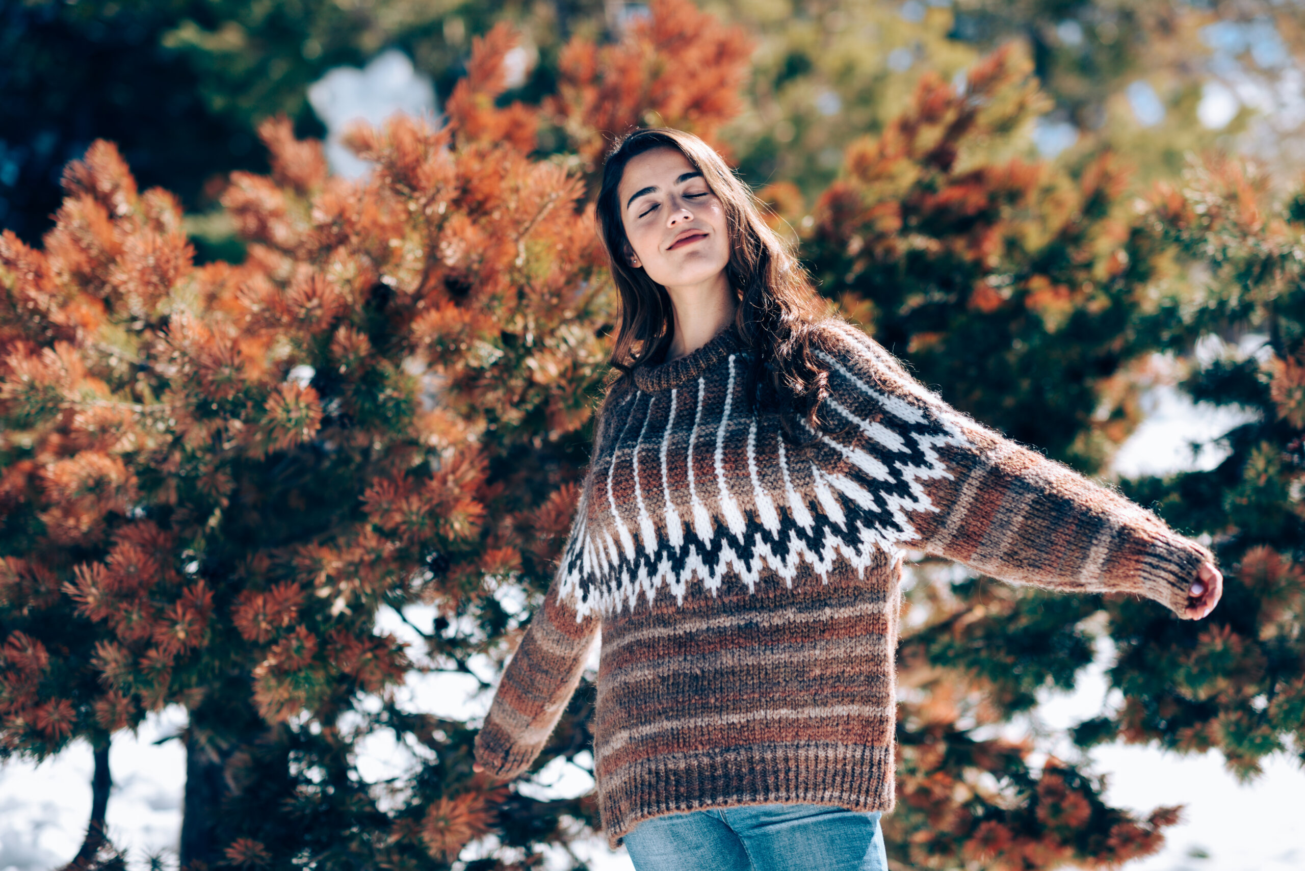 Knitted sweater