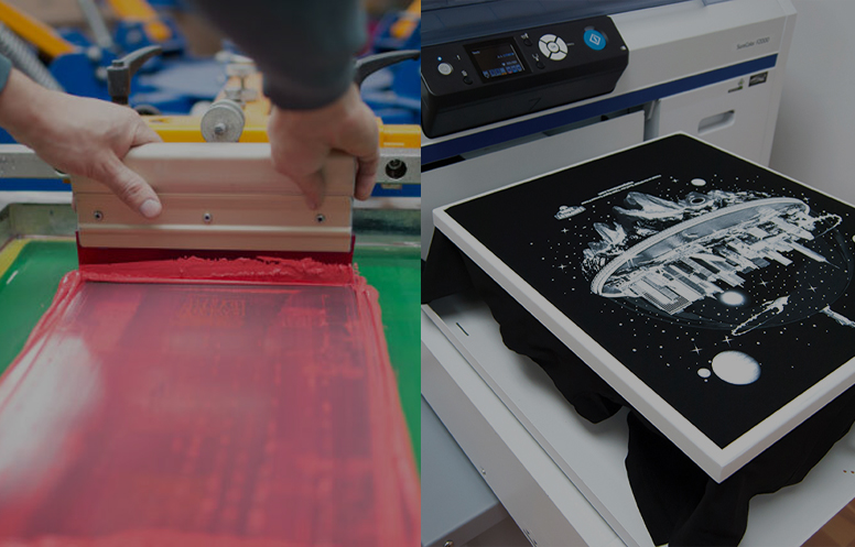 DTG Printing vs Screen Printing